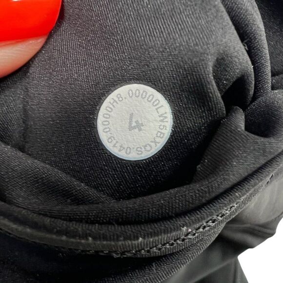 Lululemon Fast & Free 7/8 Tight II Non-Reflective Leggings 25" Inseam Black Size - Picture 4 of 6